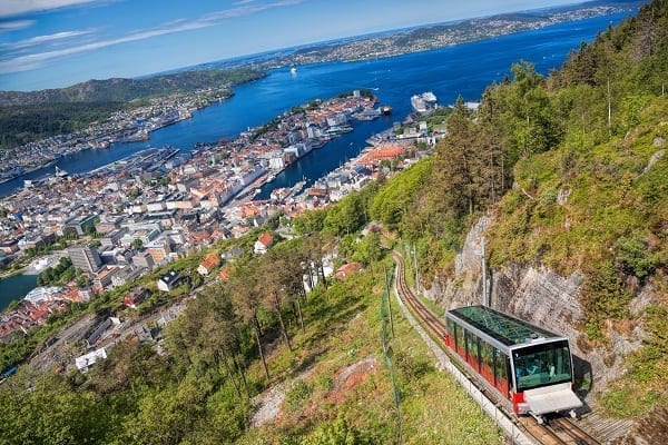 Cruise ship shore excursions in Bergen, Norway